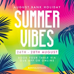 August Bank Holiday Sunday at Revolution Tickets | Revolution Sheffield  | Sun 28th August 2022 Lineup