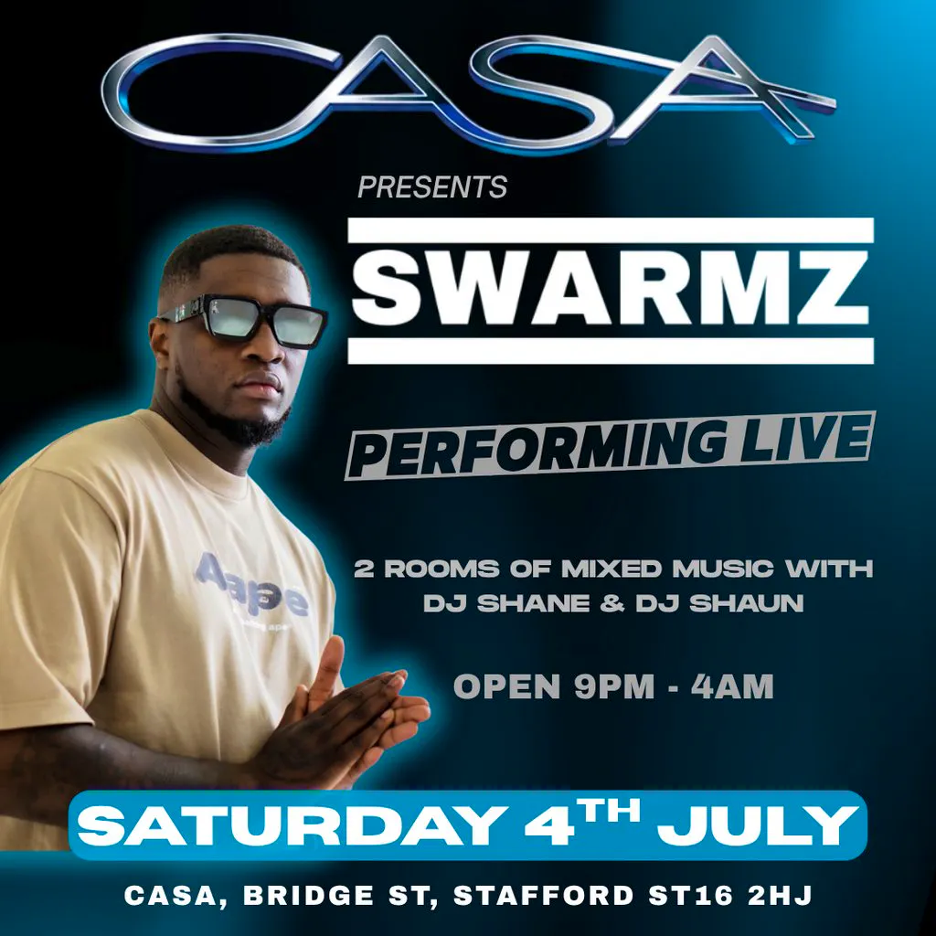 Casa Presents SWARMZ at Casa Stafford