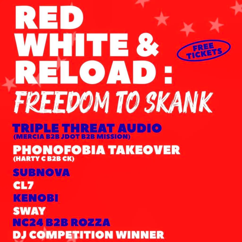 Red, White & Reload: Freedom to Skank at Kiss Camdem