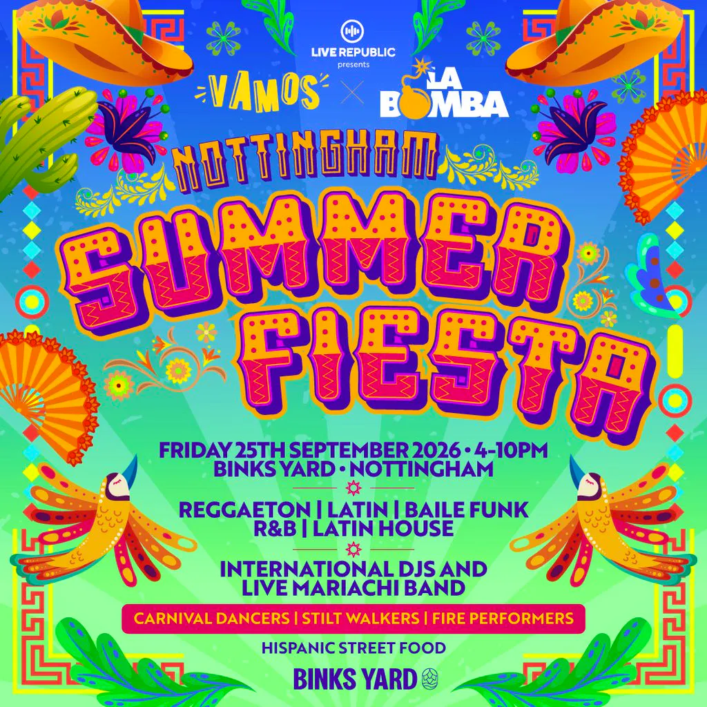 Nottingham's Summer Fiesta 2026 | VAMOS X LA BOMBA | Binks Yard at Binks Yard