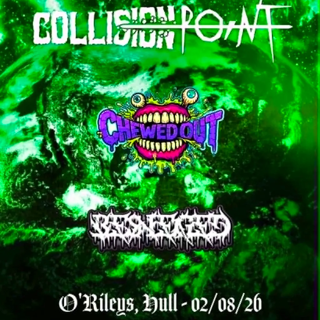 Collision Point, Chewed Out & Besieged - Sunday night metal show at ORILEYS LIVE MUSIC VENUE