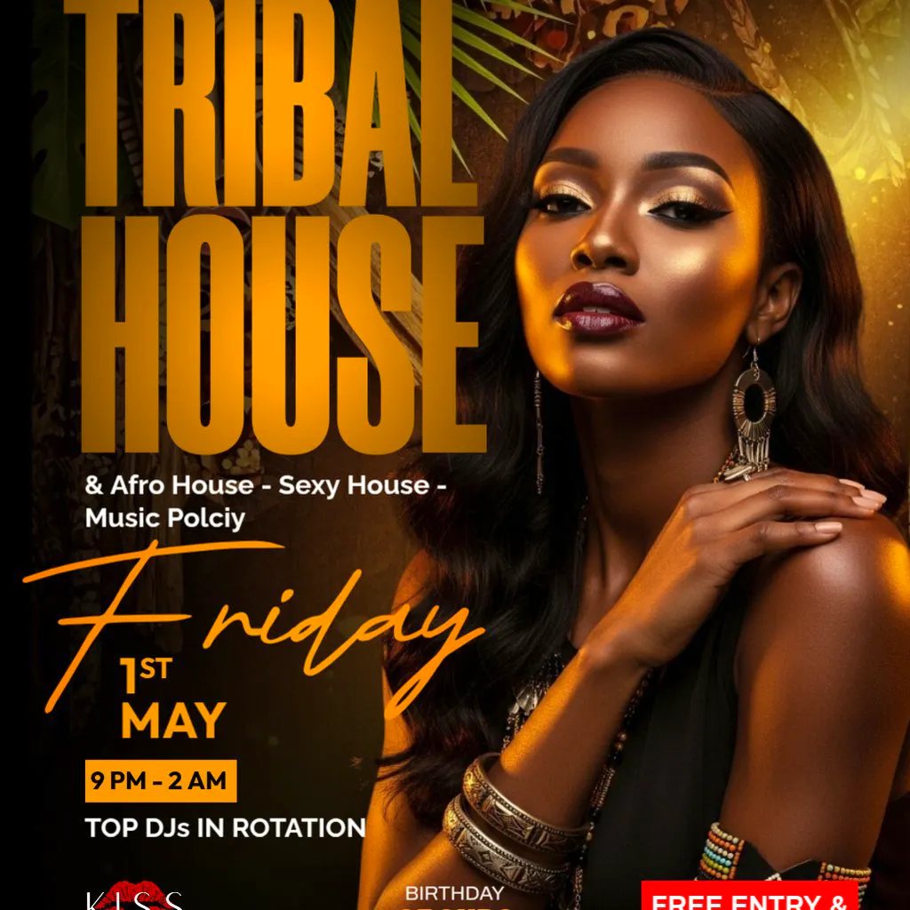 Tribal House Fridays - Afro House, Sexy House & Music Policy at Kiss Camden,