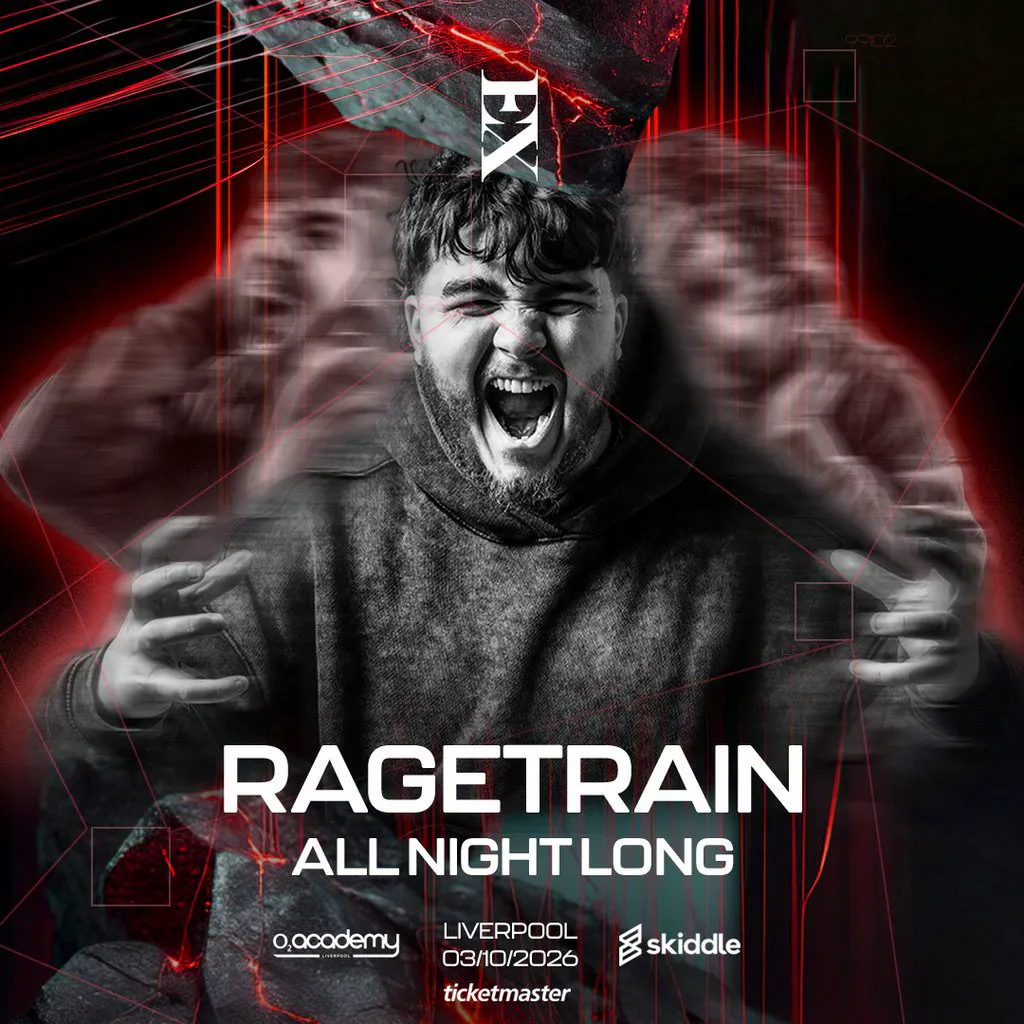 Exhilaration Presents: RAGETRAIN All Night Long at O2 Academy Liverpool