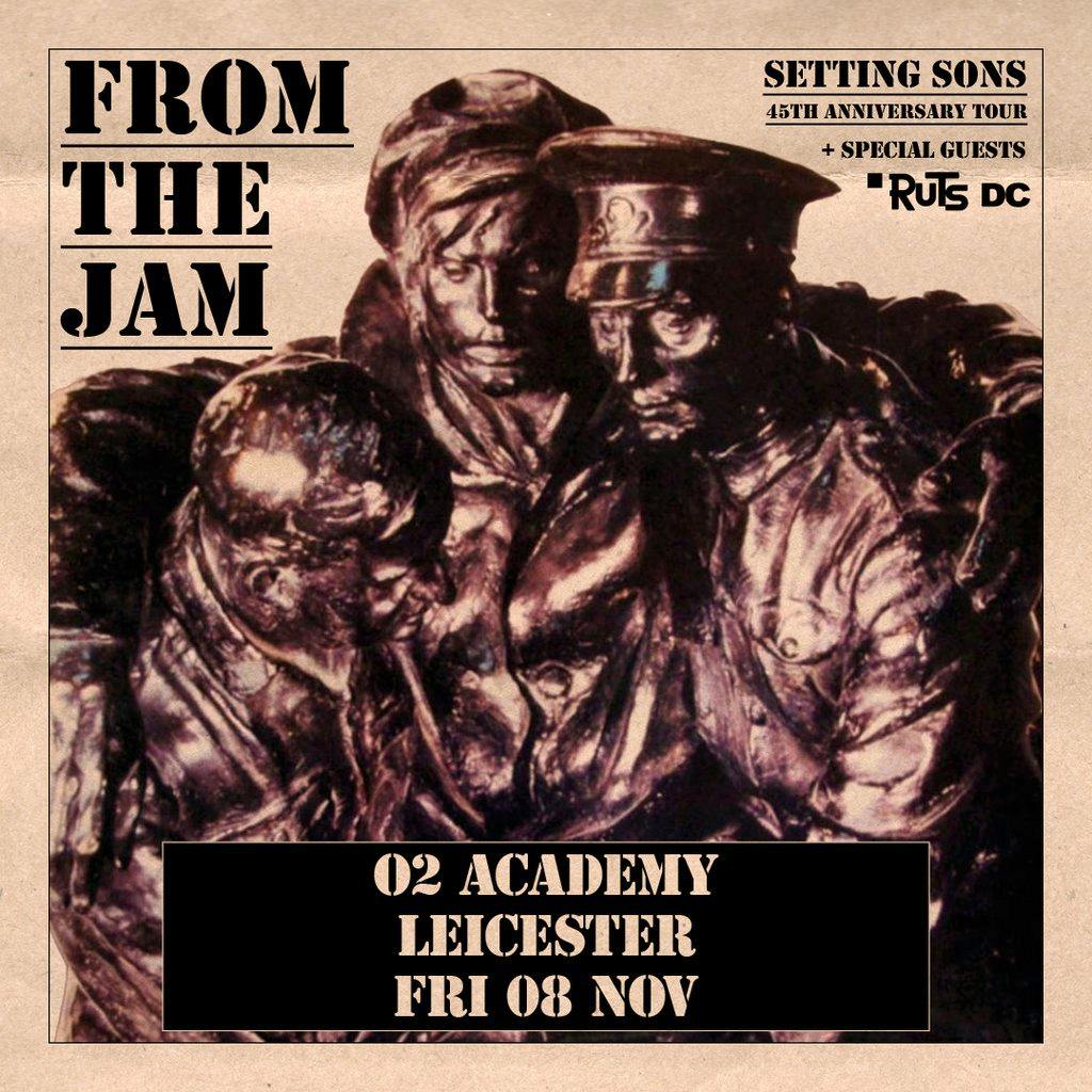 Tickets: From The Jam 'SETTING SONS' | O2 Academy Leicester Sat 09 November  2024