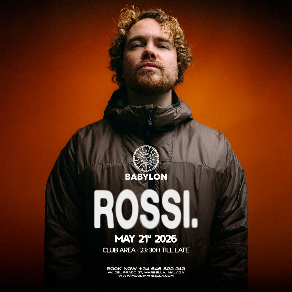 Babylon Presents: ROSSI. (Club Room) at Mogli Marbella
