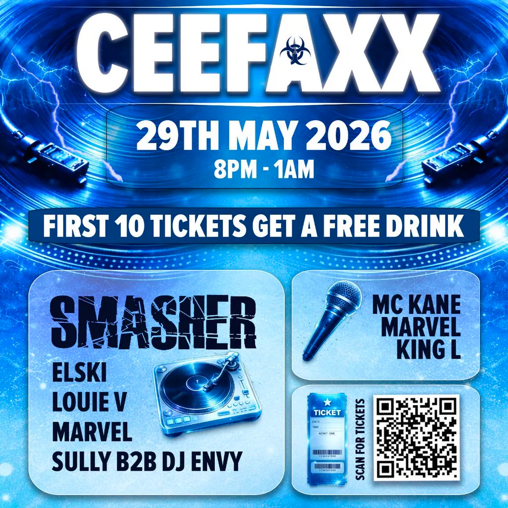 **CEEFAXX** (No usbs only vinyl) Friday 29thMay 20:00-01:00 at ADVANCED BEATS STUDIOS And RECORD SHOP