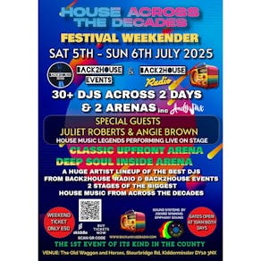 BACK2HOUSE -The House Across The Decades Festival Weekender 2025