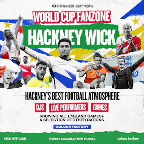 Hackney Wick Fanzone: England vs Croatia
