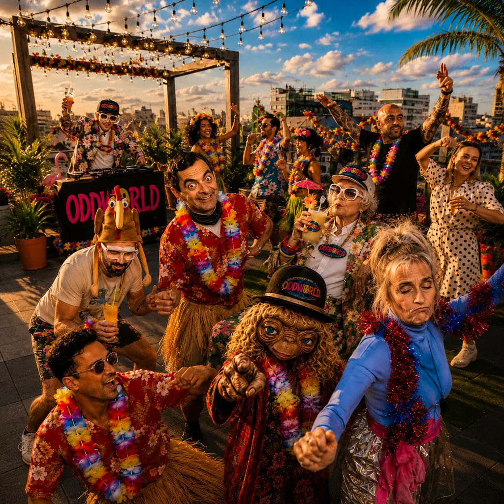 ODDWORLD : Hawaiian Rooftop Party at Tempest 12 Tithebarn Street Liverpool L2