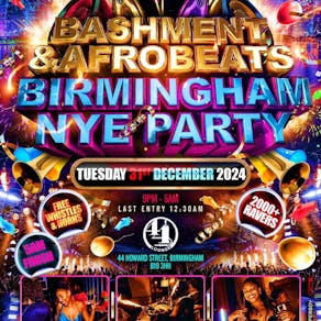 Bashment & Afrobeats - Birmingham New Years Eve Party