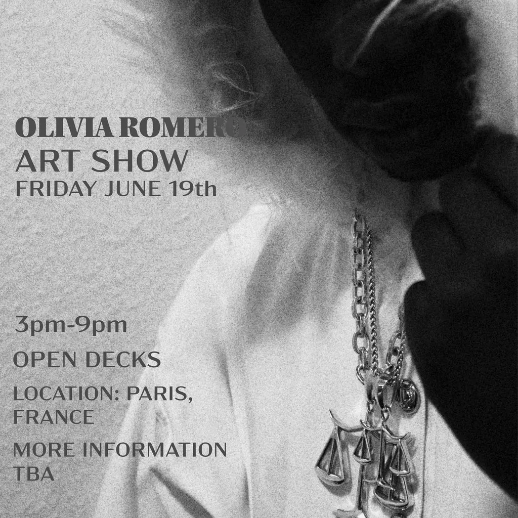 Olivia Romero at Paris France