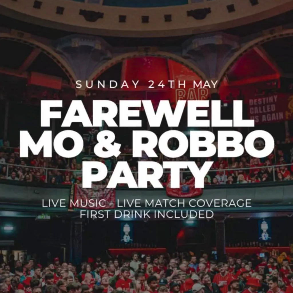LFC Farewell Mo & Robbo Party at The Dome At Grand Central Hall