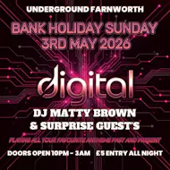 Digital: Bank Holiday Sunday - Underground Farnworth at Underground Farnworth Bolton Market Street 105