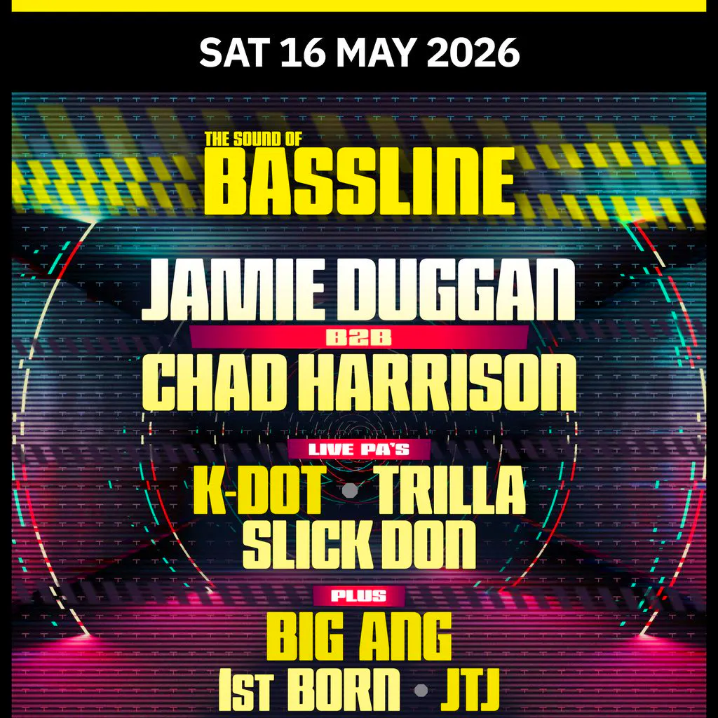 Sound Of Bassline ft Jamie Duggan B2B Chad Harrison, KDot & more at Tank Nightclub
