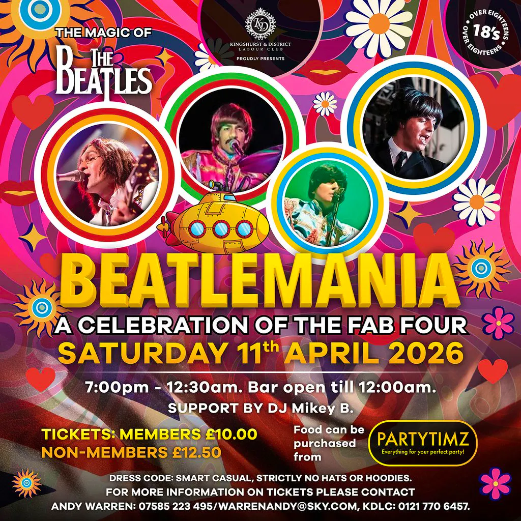 Beatlemania at Kingshurst Labour Club 