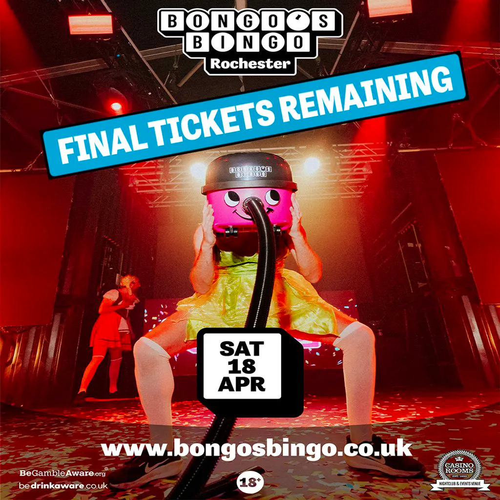 Bongo's Bingo VIP Drinks Packages - Saturday 18th April 2026 at Casino Rooms