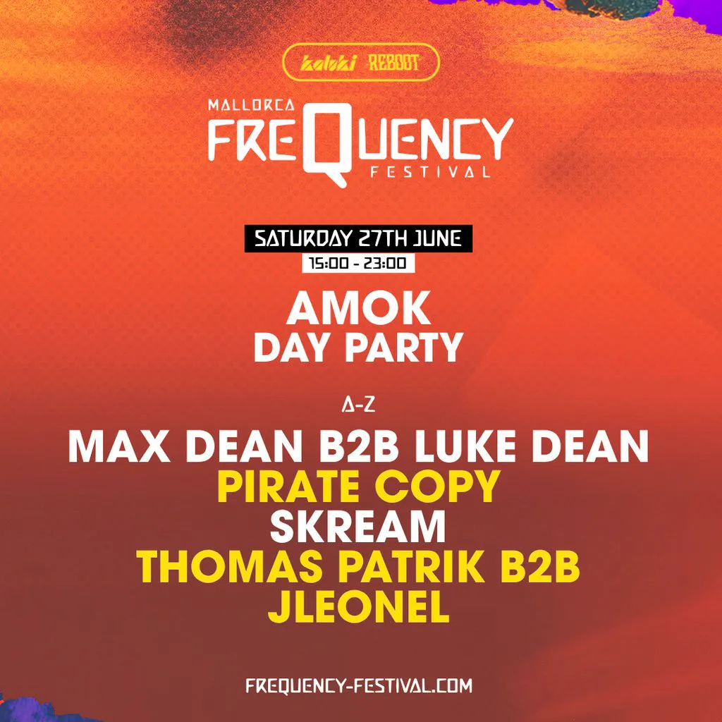 Frequency Festival Saturday: Max Dean, Skream & More at Amok Club