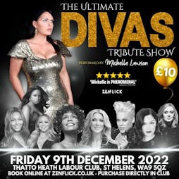 Christmas Party Night: The Ultimate Divas Tribute Show (18+) Tickets | Thatto Heath Labour Club St. Helens  | Fri 9th December 2022 Lineup