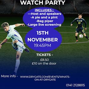 Match Day: Scotland v Greece