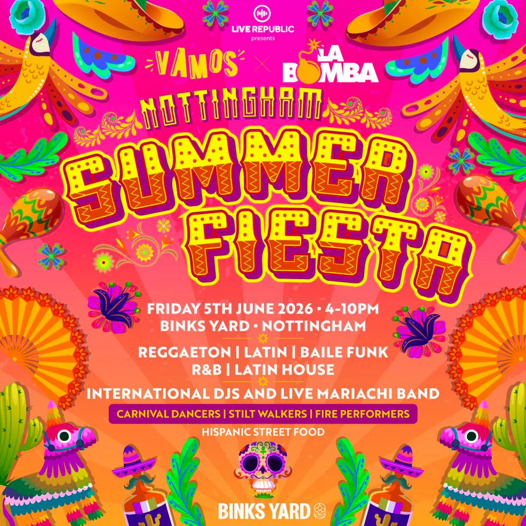 Nottingham's Summer Fiesta 2026 | VAMOS X LA BOMBA | Binks Yard at Binks Yard
