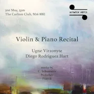 Between Notes - Violin & Piano Recital at The Carlton Club Manchester