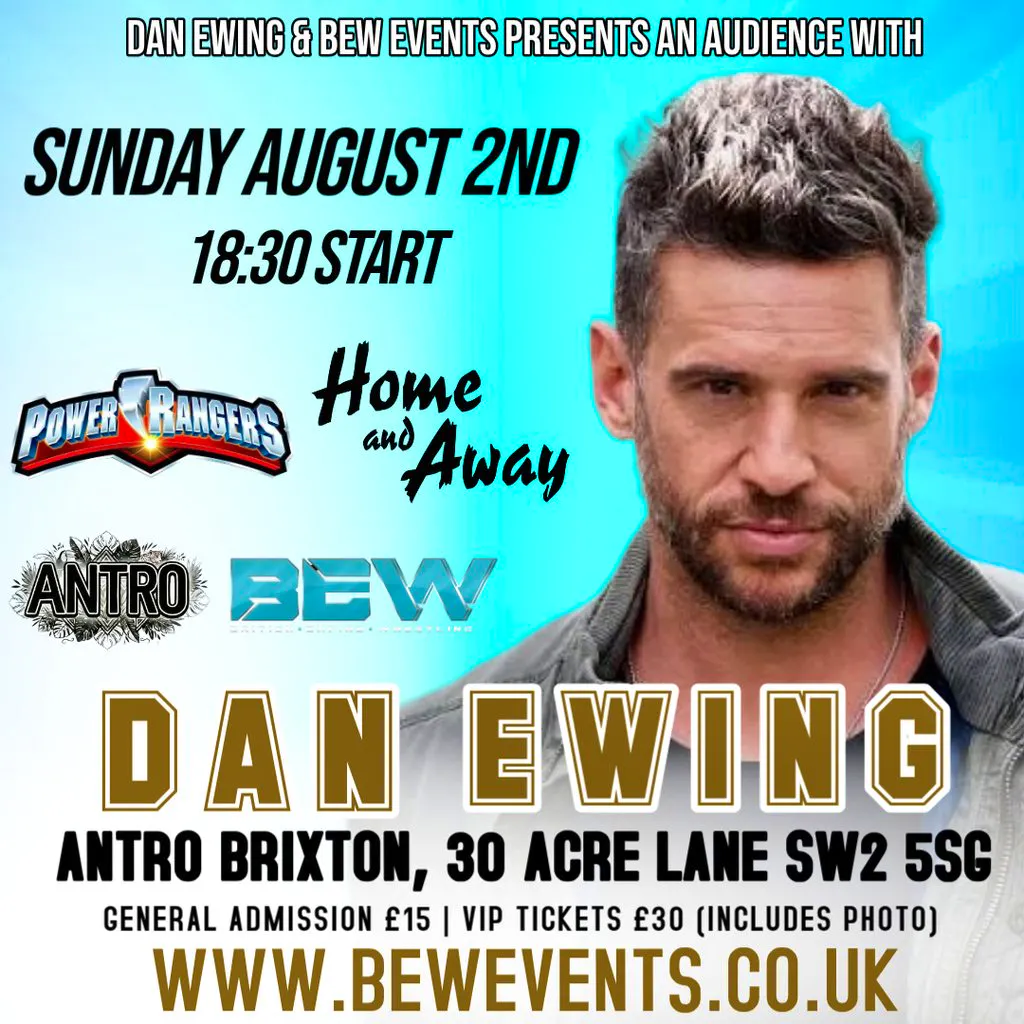An Audience with Dan Ewing at The Antro