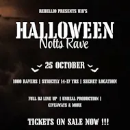 Rebellio HUGE 1000+ HALLOWEEN RAVE - Ages 14-17 - NOTTS at Secret Location Notts