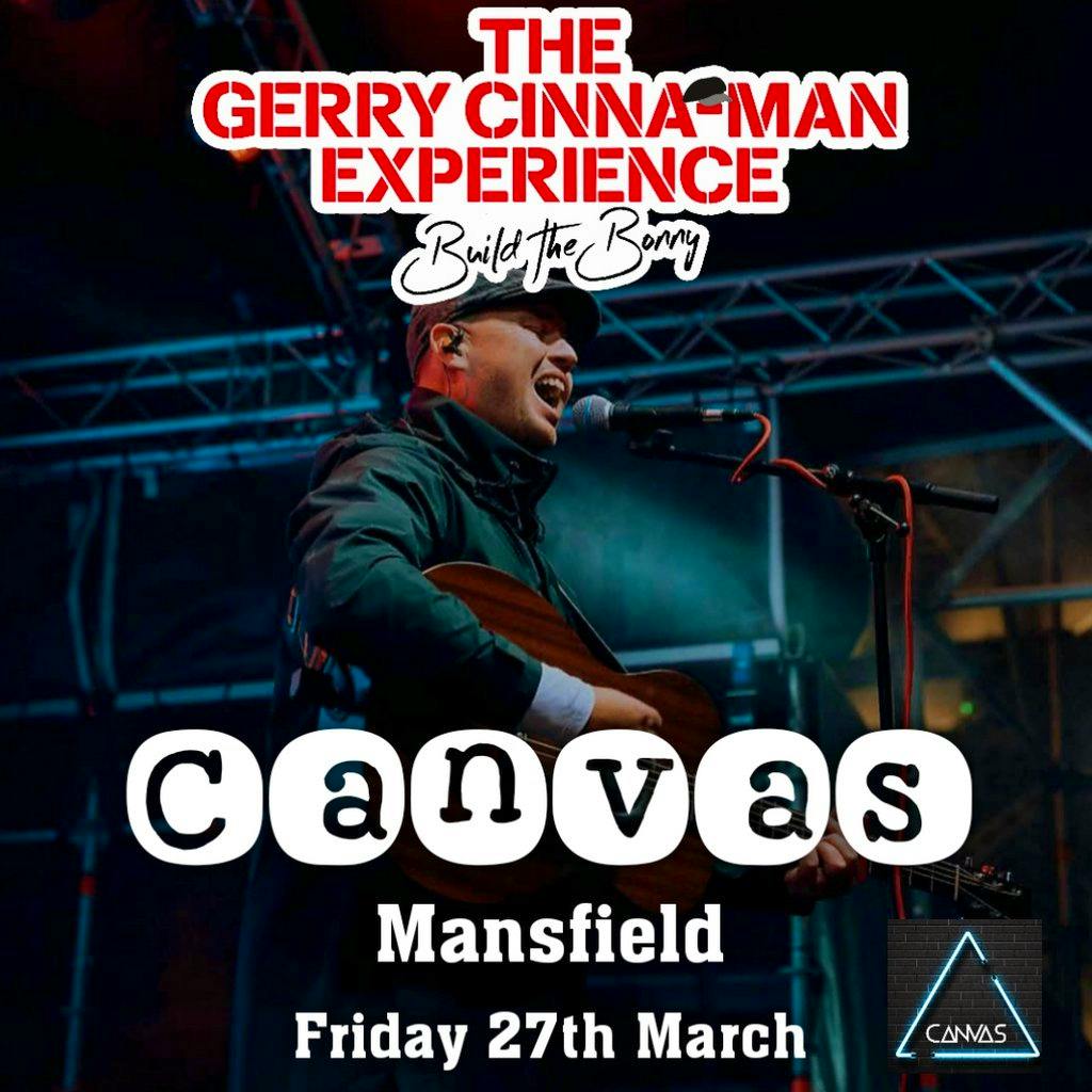 The Gerry Cinna-Man Experience at Canvas Mansfield