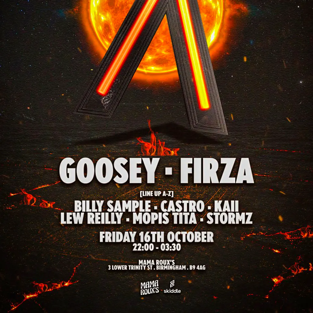 AURORA Presents: Goosey & Firza @ Mama Roux's at Mama Roux's Birmingham