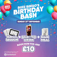 Buzz Birthday Bash 27/09 - Buzz Bingo Aberdeen at Buzz Bingo Aberdeen