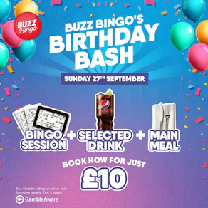 Buzz Birthday Bash 27/09 - Buzz Bingo Aberdeen