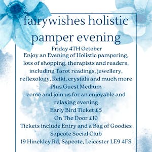 Fairywishes Holistic Pamper Evening