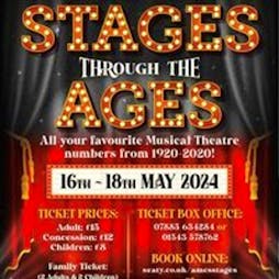 AMCS Presents-Stages Through The Ages Tickets | The Prince Of Wales Theatre Cannock  | Sat 18th May 2024 Lineup