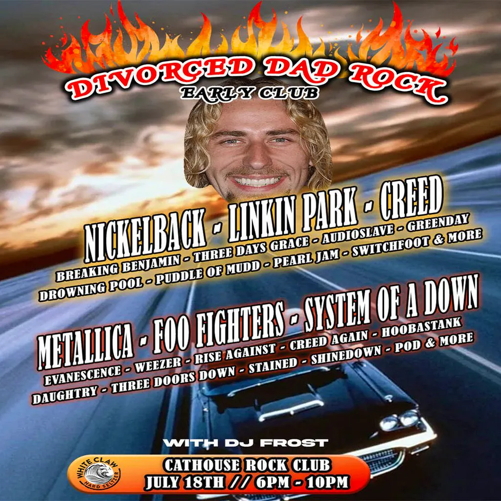 Divorced Dad Rock Club Night - Glasgow at Cathouse Rock Club