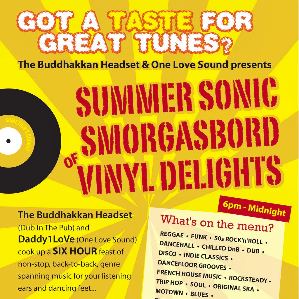 Summer Sonic Smorgasbord of Vinyl Delights at Bowness Brewary The Venue,