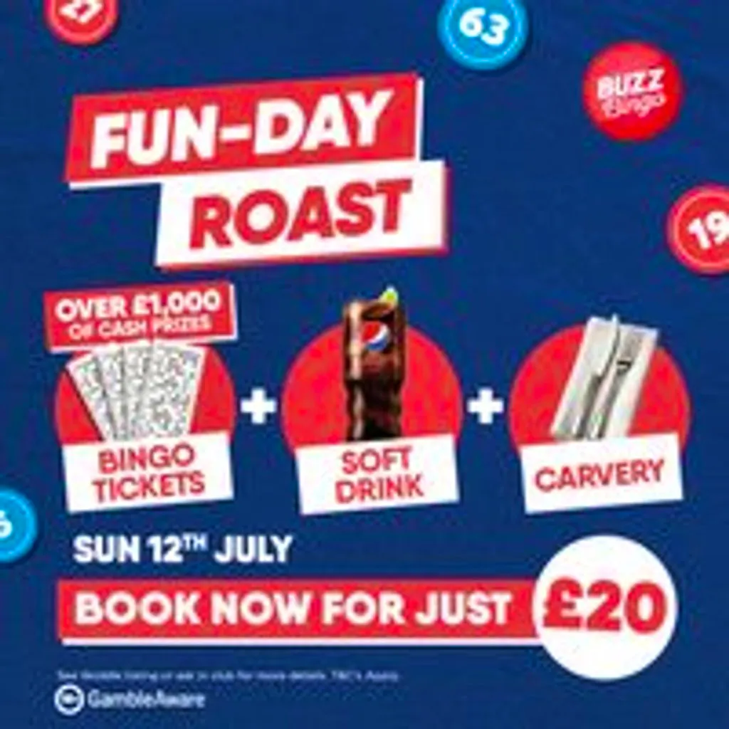 Fun-Day Roast at Buzz Bingo Cricklewood