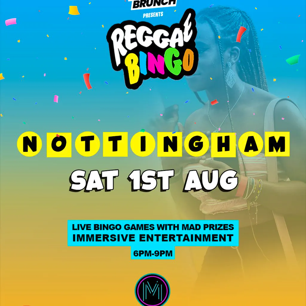 Reggae Bingo - Nottingham - Sat 1st Aug at The Mixologist Cocktail And Wine Bar