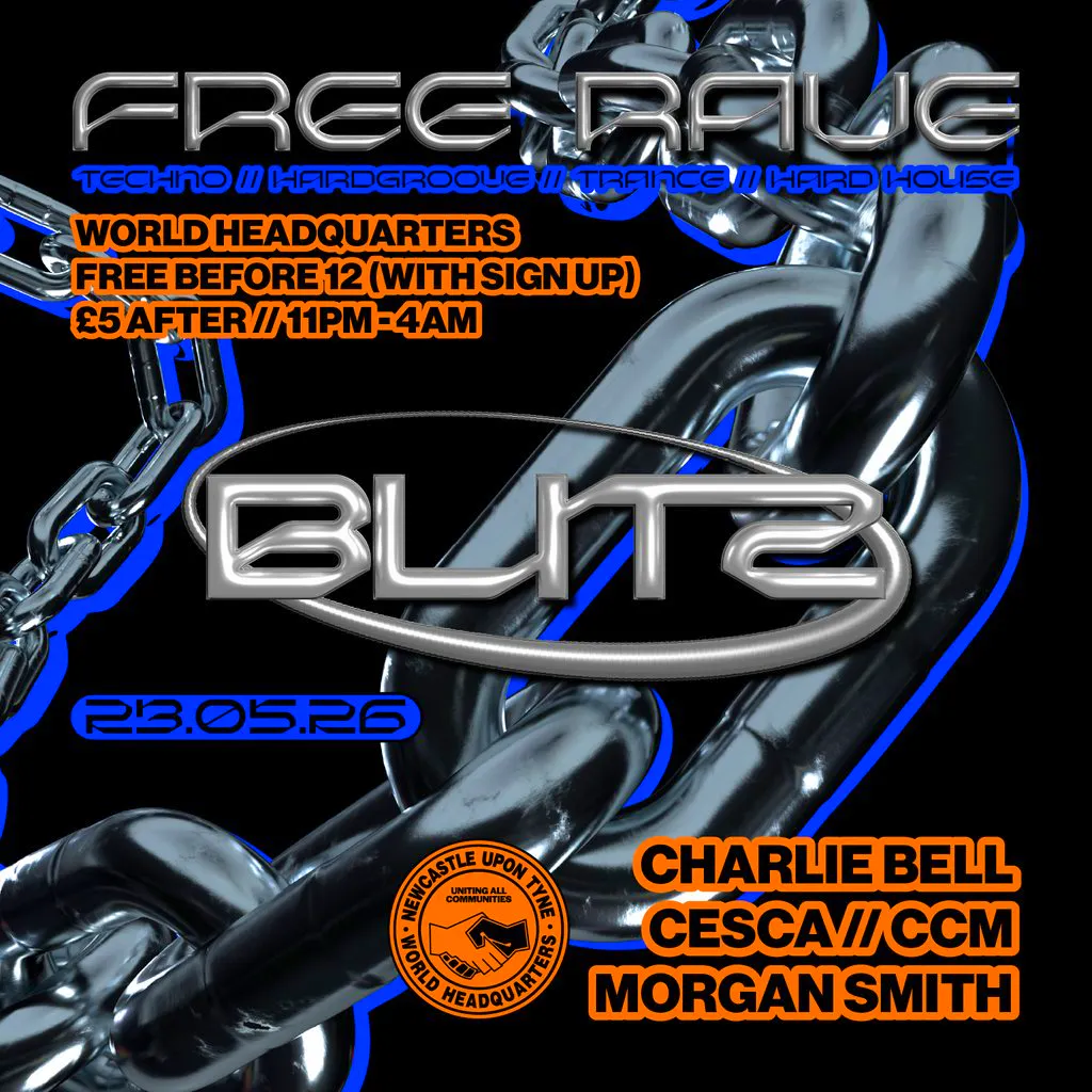 BLITZ - Techno/Hardgroove/Trance/Hard Dance - FREE RAVE at World Headquarters