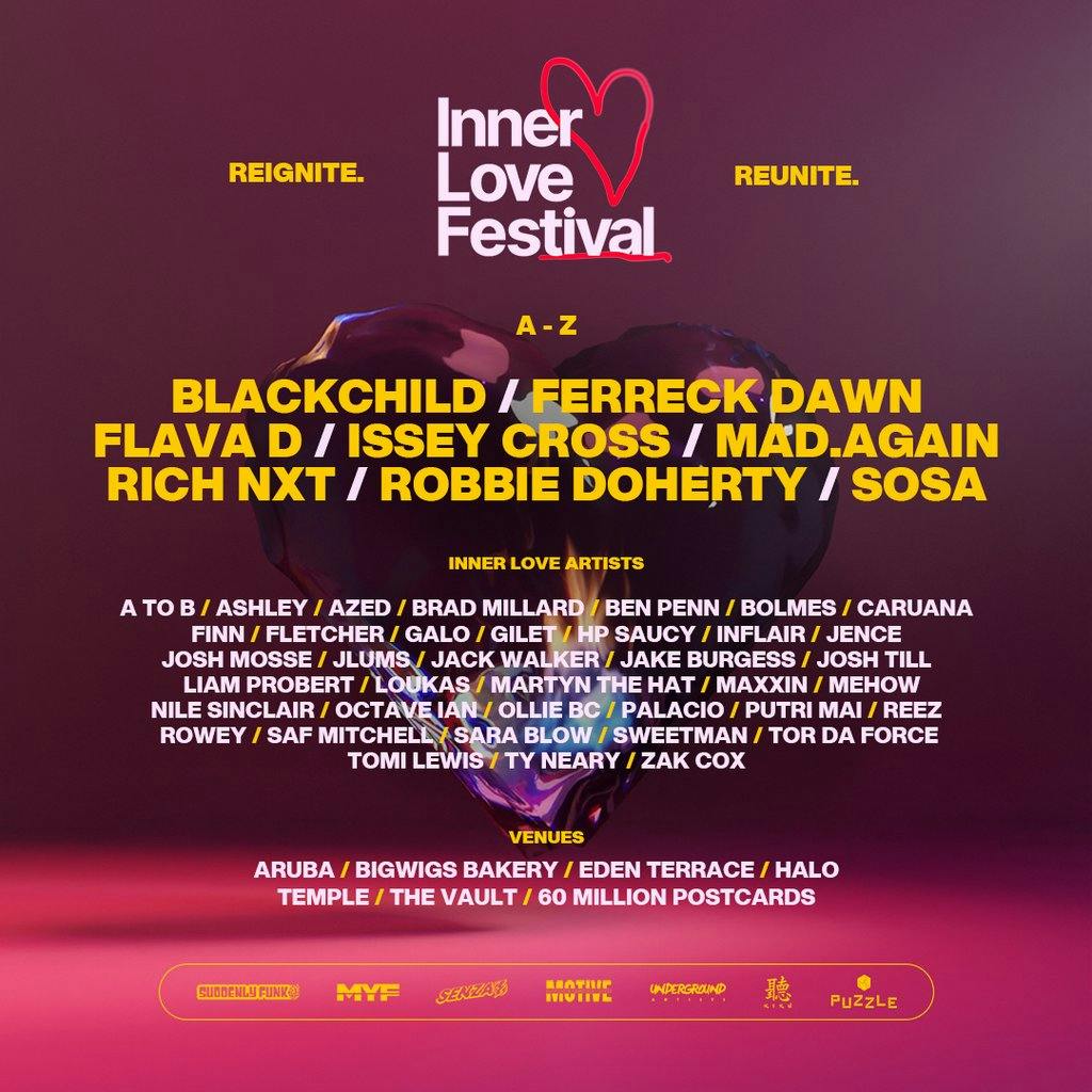 Puzzle x Inner Love Festival Tickets | Various Bournemouth Venues ...