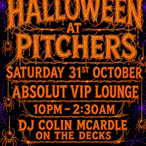 Halloween 2026 at Pitchers