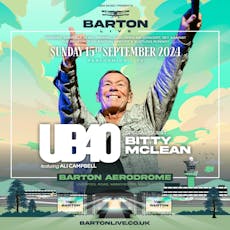 Barton LIVE | UB40 Ft Ali Campbell at Barton Aerodrome