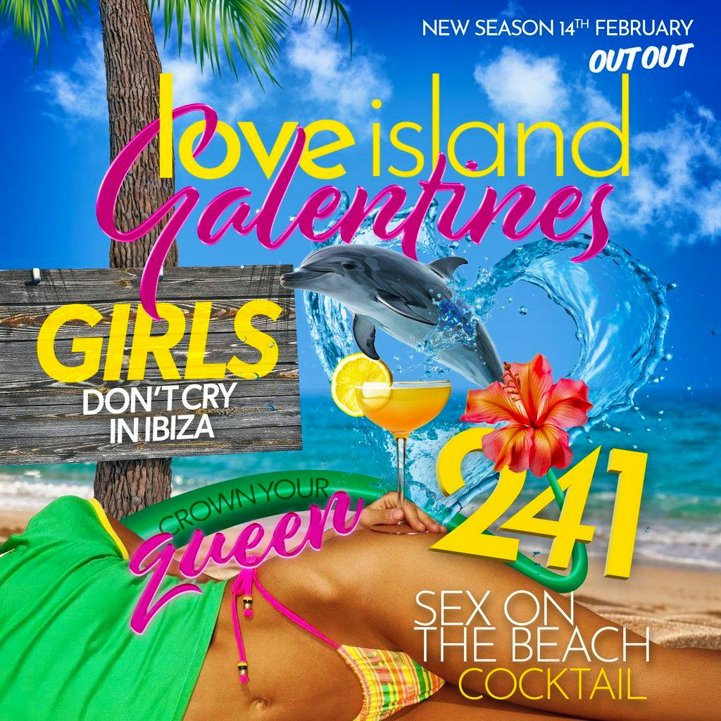 Love Island Galentines at Out Out Ibiza