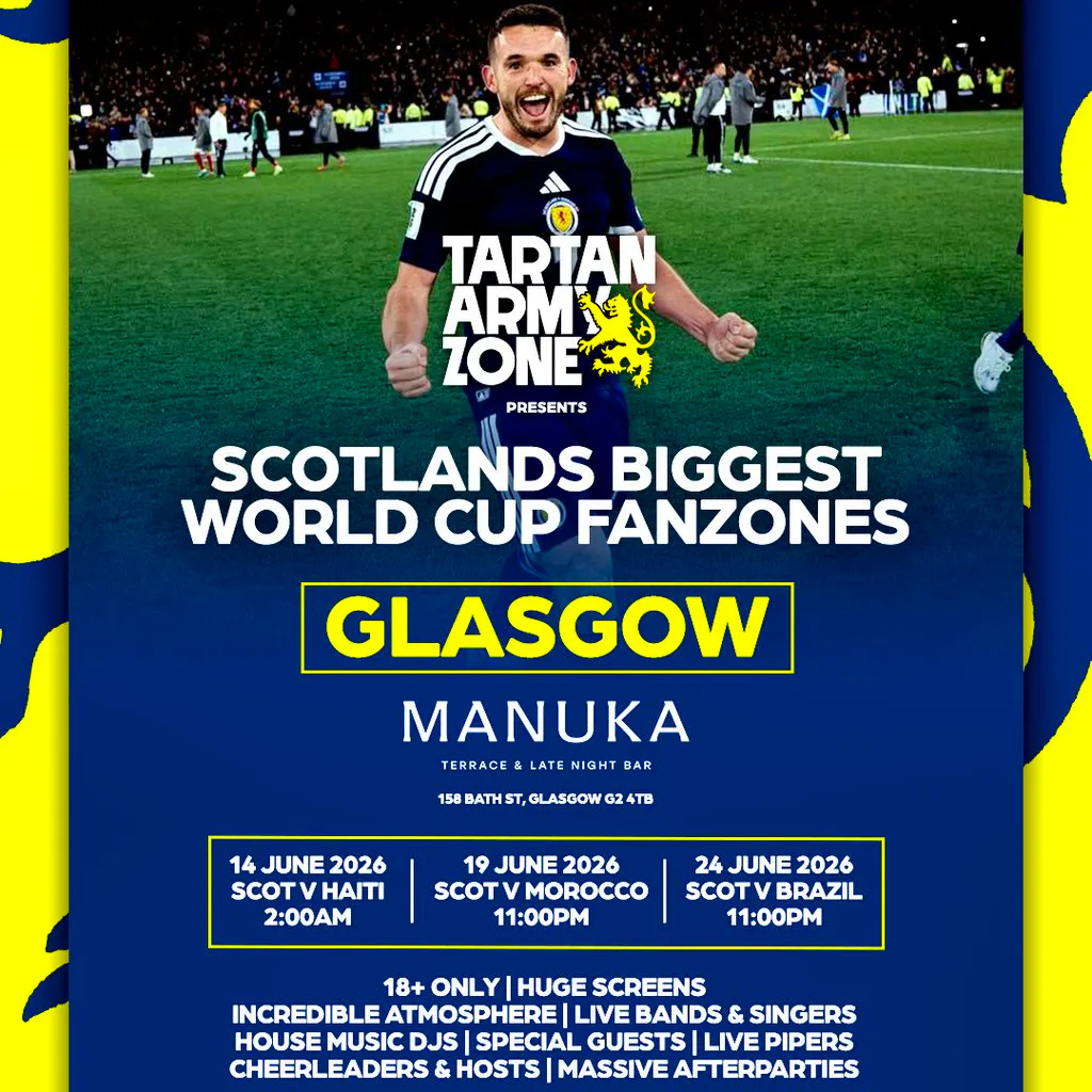 Tartan Army Zone: Scotland Vs Morocco (Glasgow) at Manuka