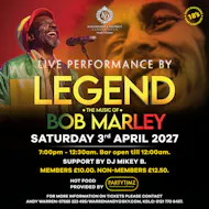 LEGEND - Bob Marley Tribute at Kingshurst Labour Club