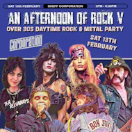 An Afternoon of Rock: SHEFFIELD (Over 30s Rock/Metal) 2pm-6:30pm at Corporation Sheffield