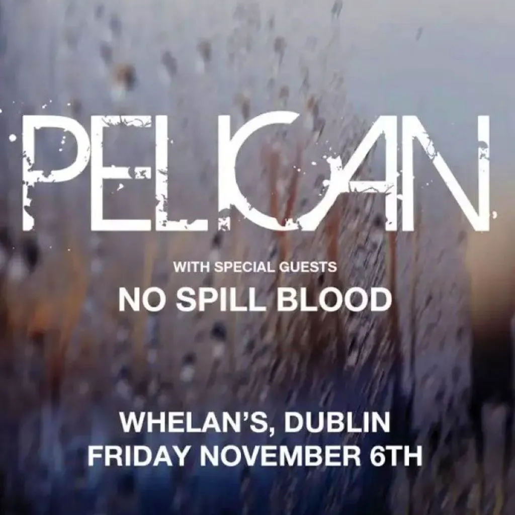 Pelican at Whelans Dublin