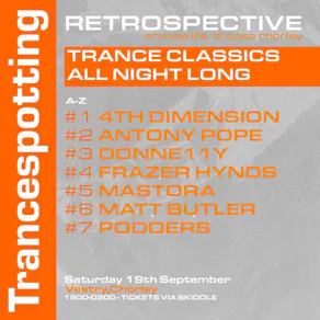Retrospective pres. Trancespotting