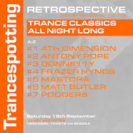 Retrospective pres. Trancespotting at Vestry 55 Chapel St, Chorley PR7 1BU