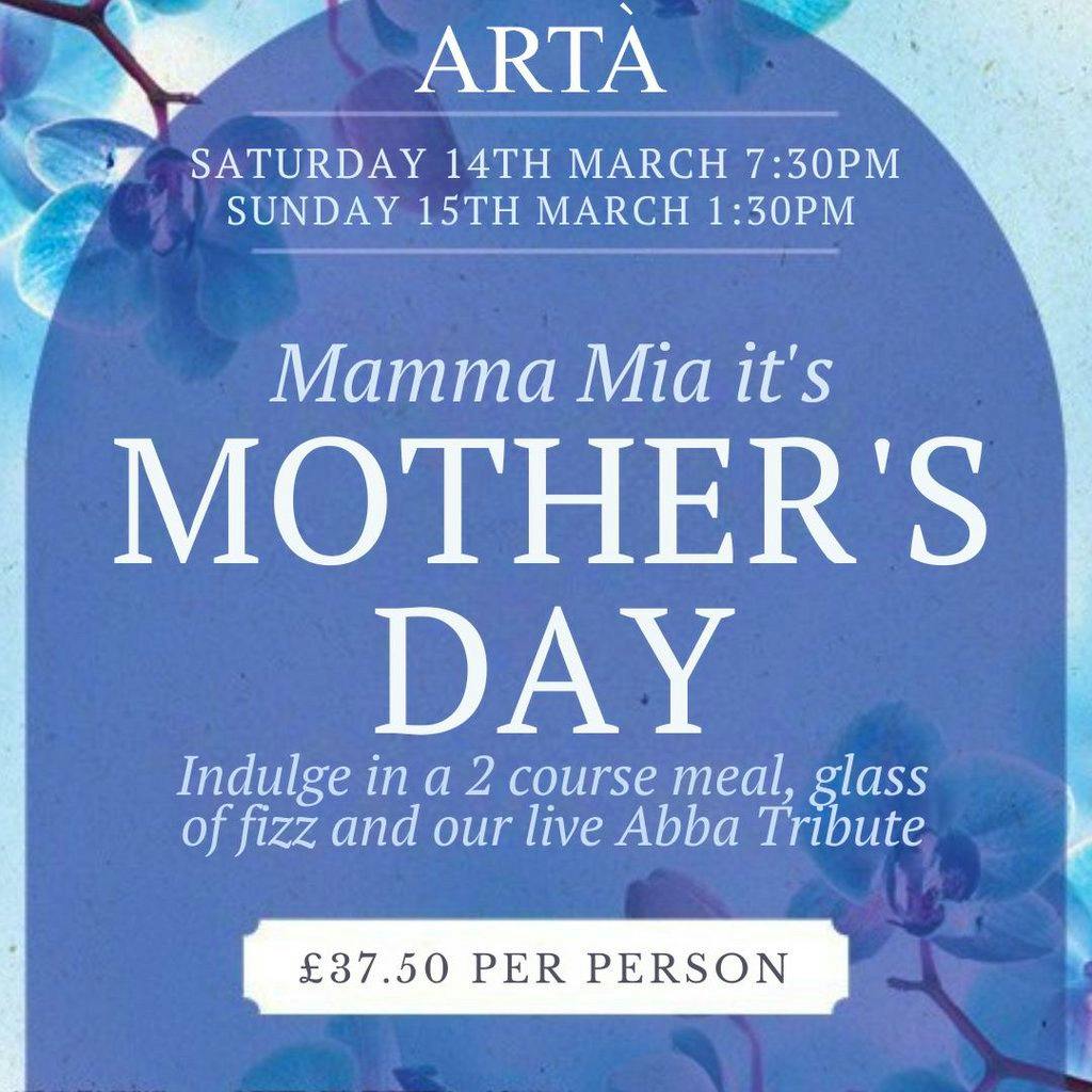 Mothers Day Weekend ABBA Tribute at ARTA