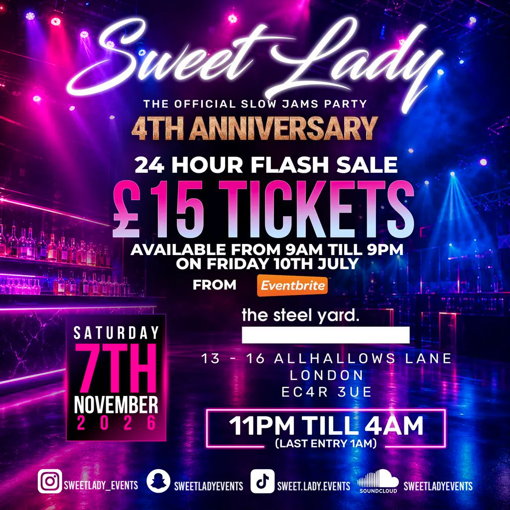 Coach Trip: Sweet Lady 4th Anniversary at The Steel Yard